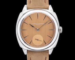 LCF013 Square Micro-Rotor Autumn SS Brown Autumn Dial