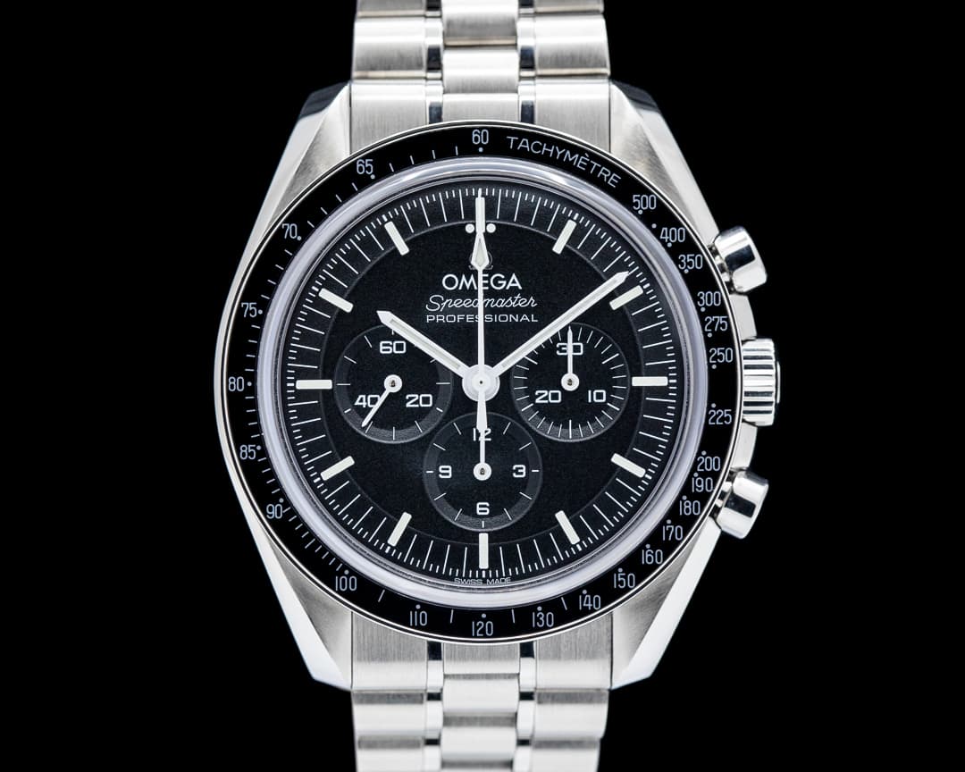 Omega Speedmaster Professional Moonwatch SS Black Dial