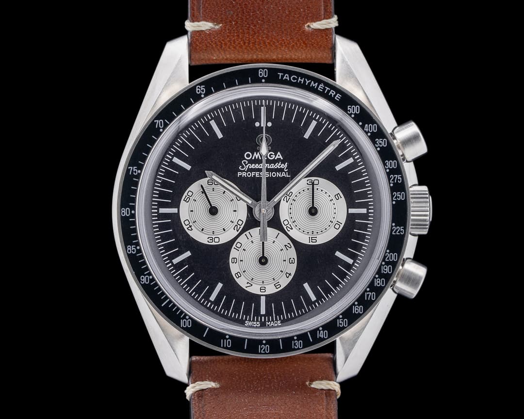 Omega Speedmaster Speedy Tuesday SS Black Reverse Panda Dial