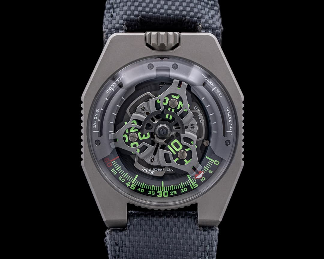 URWERK UR-100 Titanium Skeleton Dial LIMITED