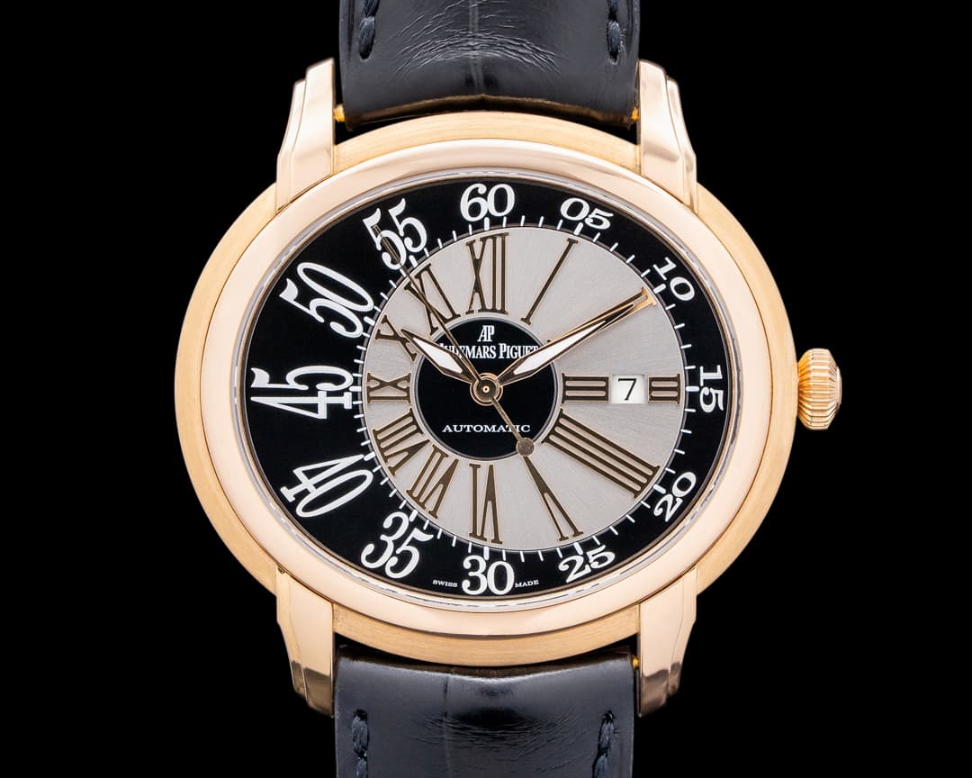 Audemars Piguet 15320OR Millenary 18K Rose Gold Black Dial