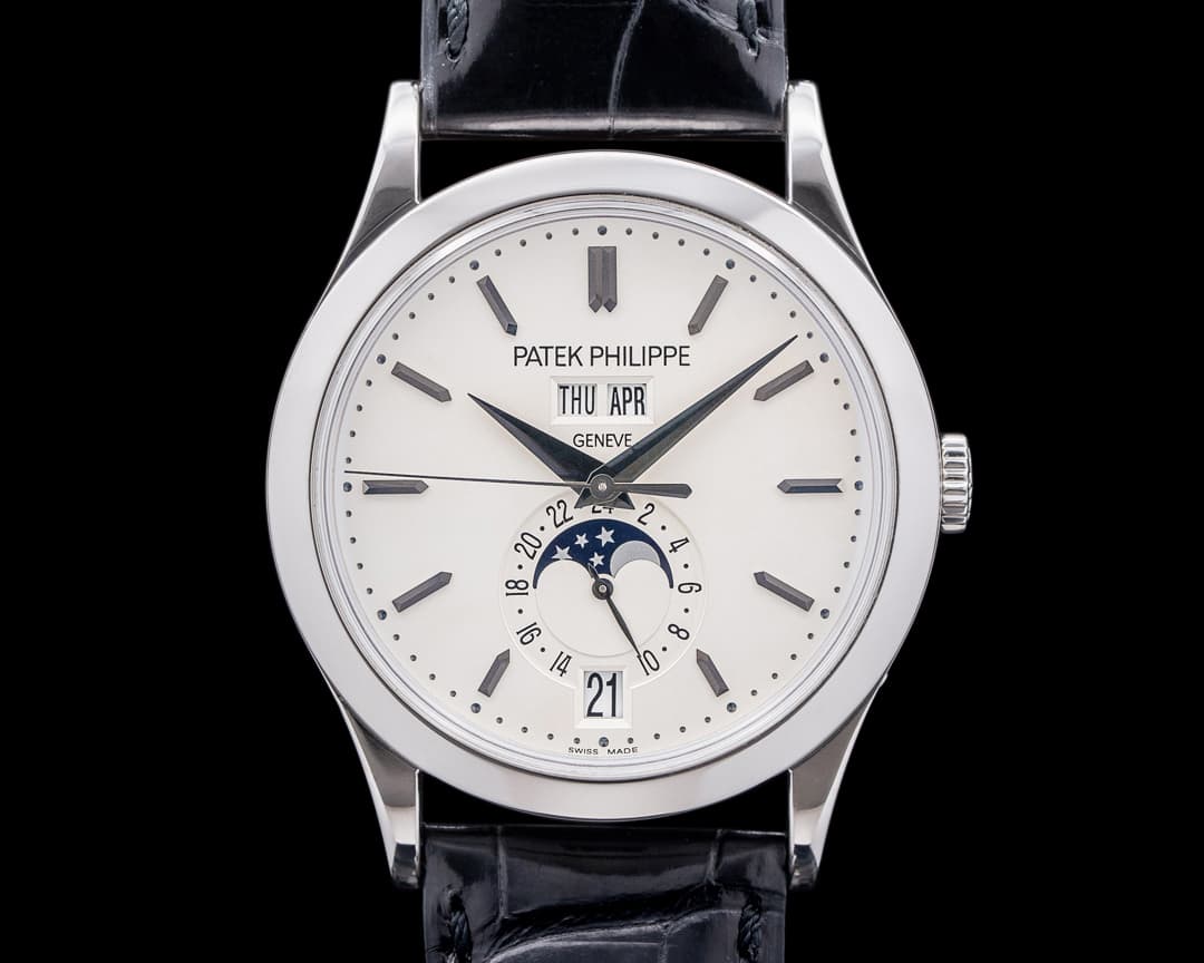 Patek Philippe 5396G Annual Calendar 18K White Gold Silver Dial