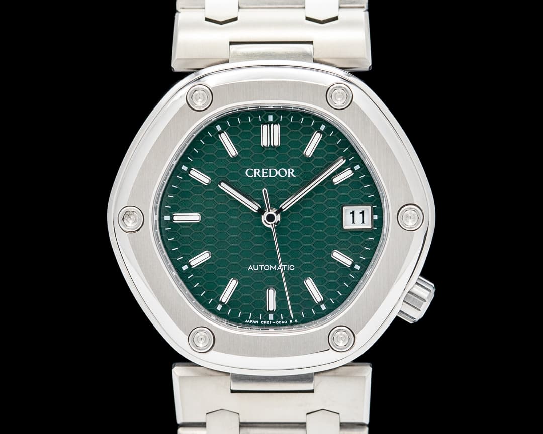 Credor GCCR997J Locomotive Titanium Green Dial Genta 2025