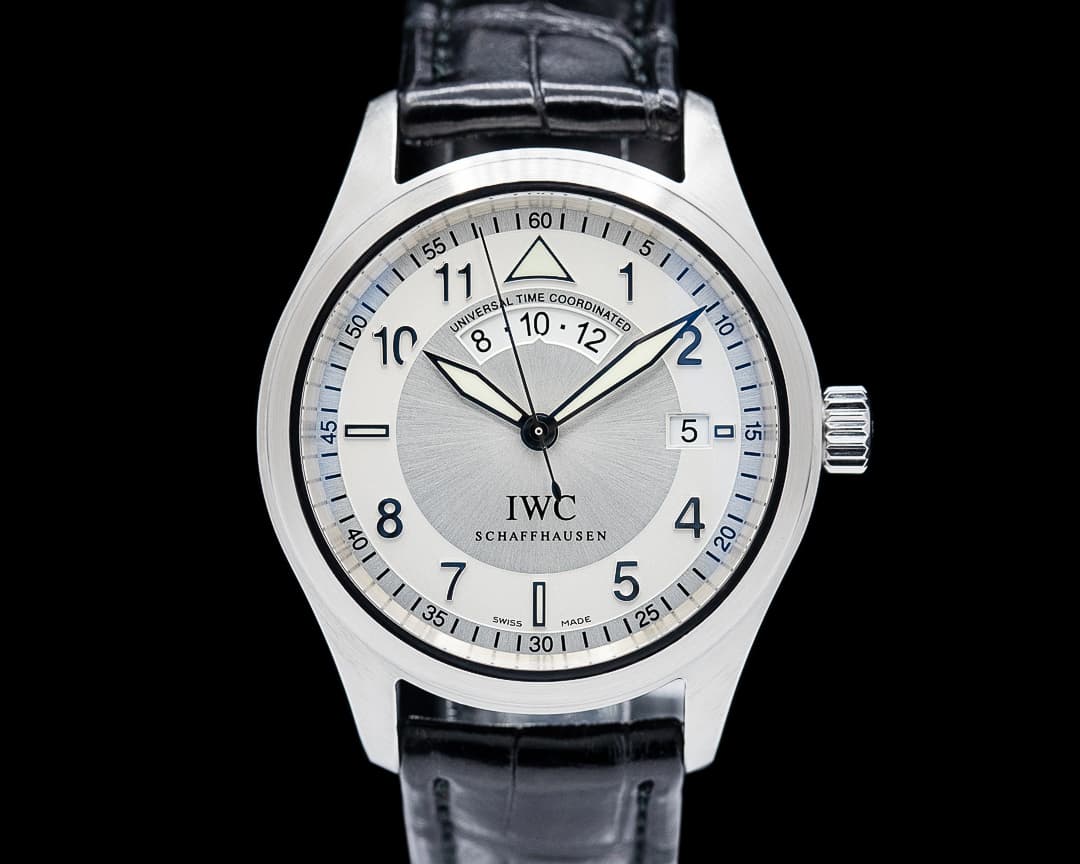 IWC IW325107 Pilot Spitfire UTC SS Silver Dial