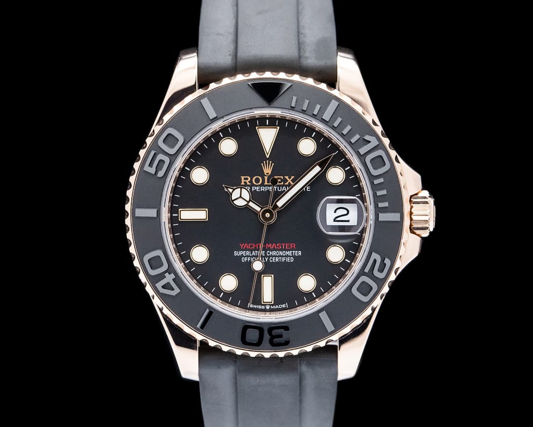 Rolex 268655 Yacht-Master 37MM 18K Everose Gold Black Dial