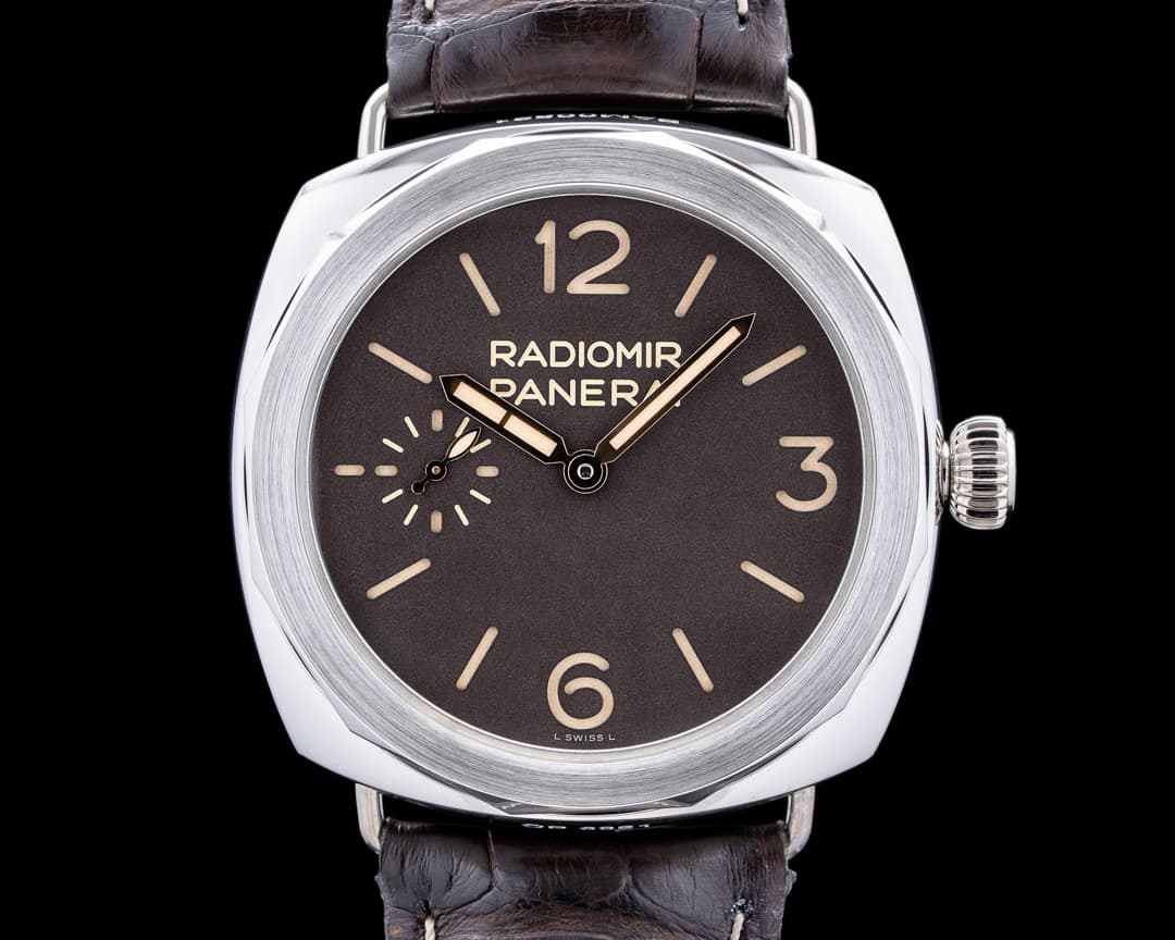 Panerai PAM00521 Radiomir Platino 47MM Brown Dial