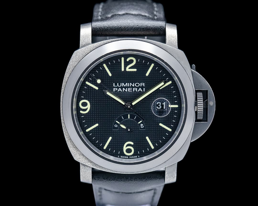 Panerai PAM00028 Luminor Power Reserve PVD Black Dial
