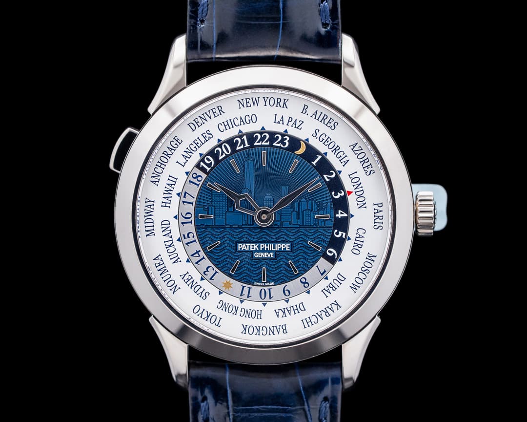 Patek Philippe 5230G-010 World Time Blue Skyline Limited Edition 18K WG