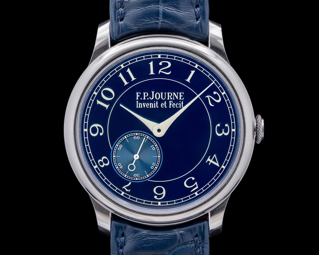 F.P. Journe Chronometre Bleu Tantalum "Early Vibrant" Blue Dial