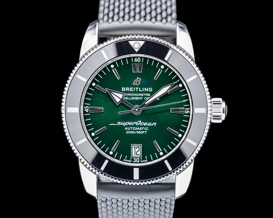 Breitling AB201 Superocean Heritage B20 Automatic 42MM SS Green Dial