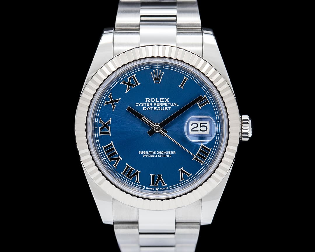 Rolex 126334 Datejust 41 Oystersteel Blue Roman Dial