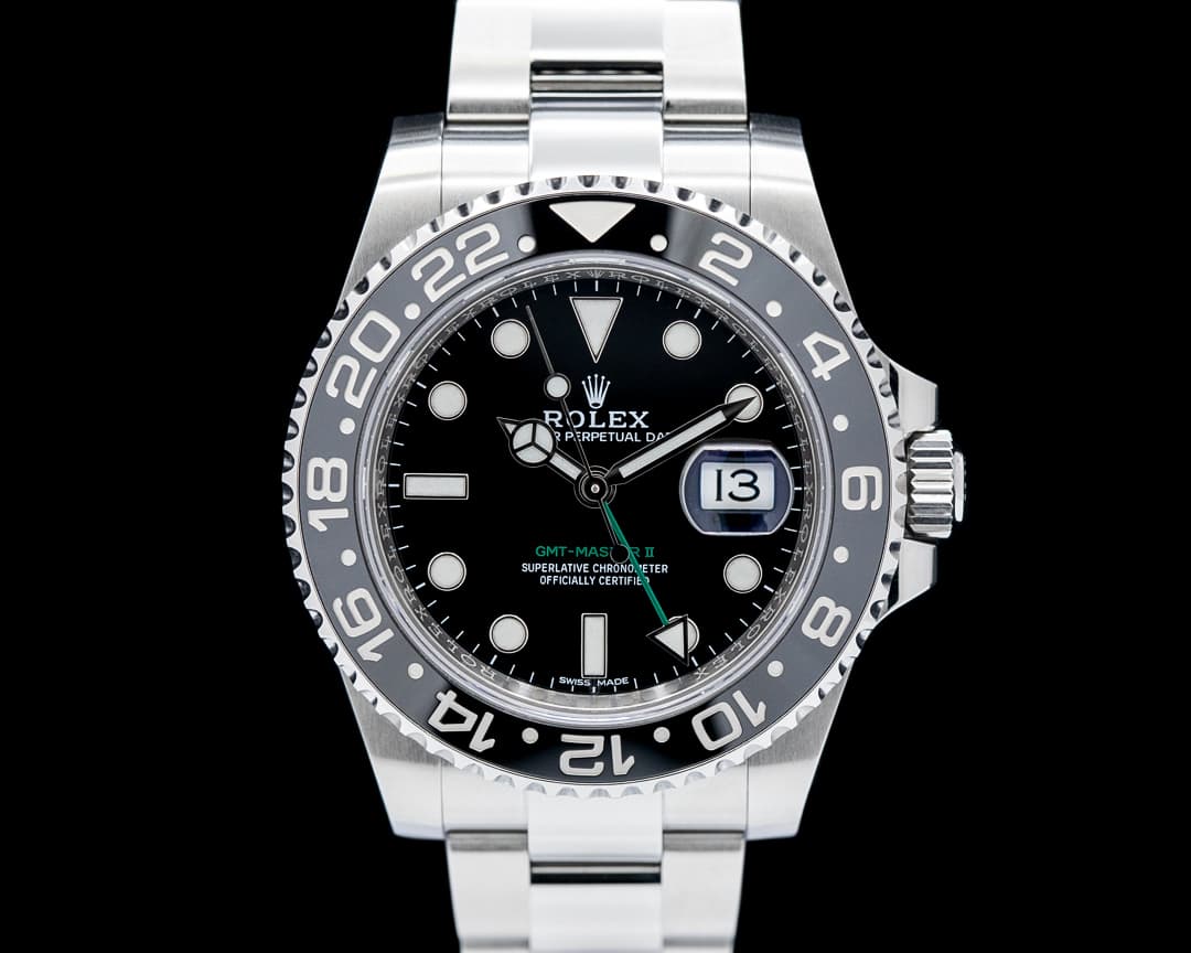 Rolex 116710LN GMT-Master II Ceramic SS Black Dial