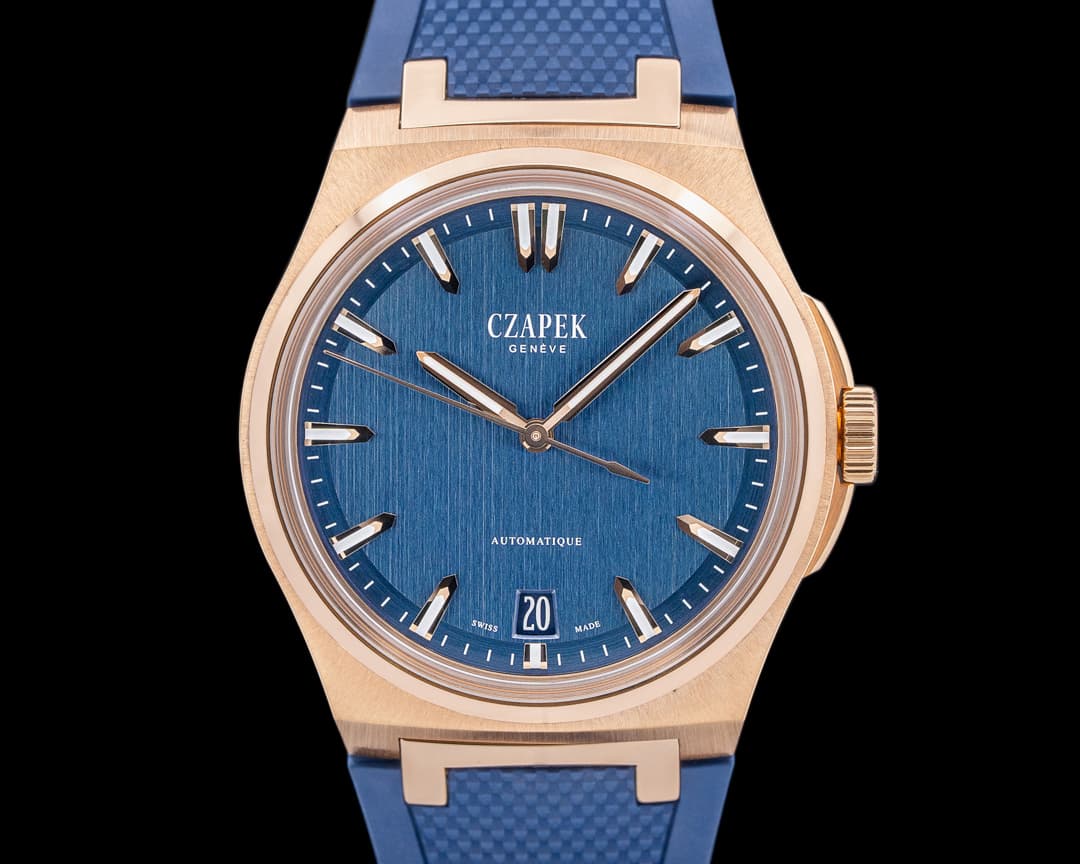 Czapek & Cie Antarctique Rose Gold Mount Erebus Deep Blue Dial