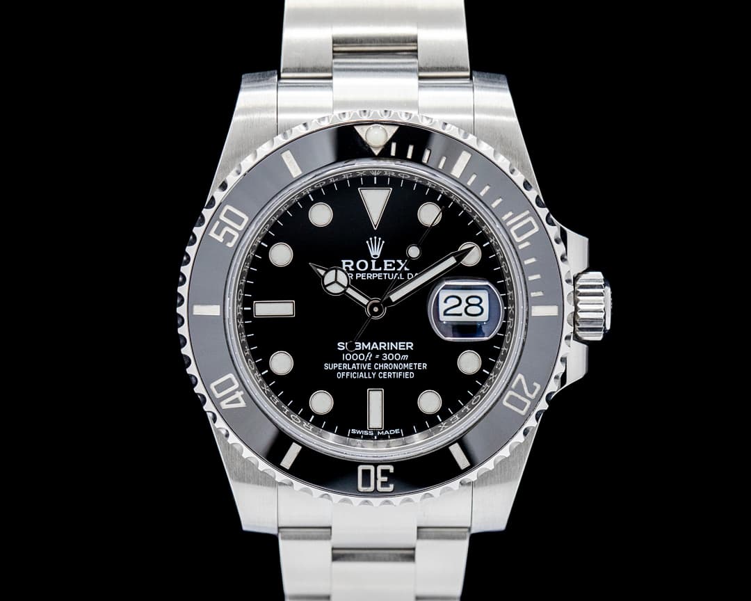 Rolex 116610LN Submariner Ceramic SS Black Dial