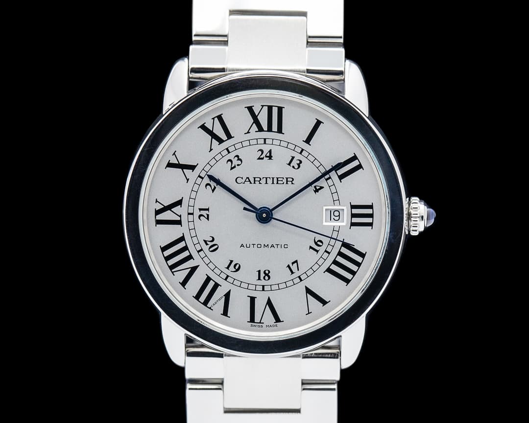 Cartier W6701011 Ronde Solo de Cartier SS Silver Dial