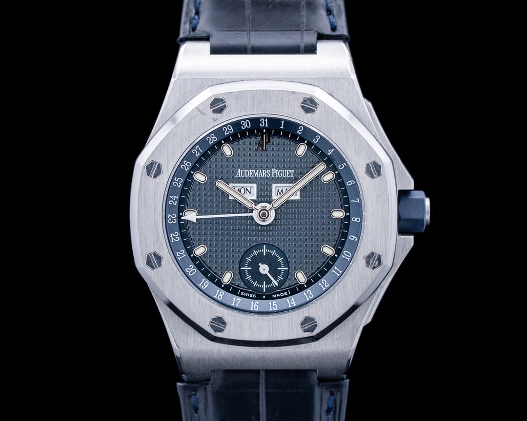 Audemars Piguet 25807ST Royal Oak Offshore Triple Calendar SS Black Dial