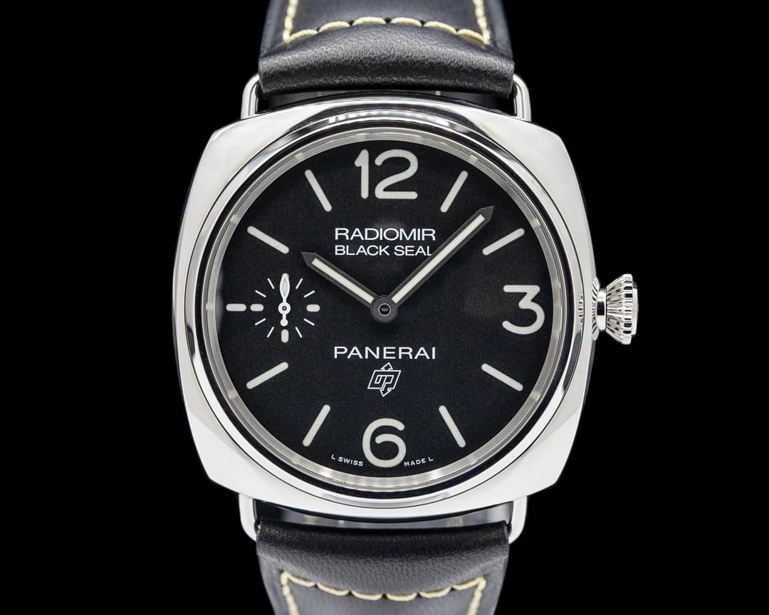 Panerai PAM00754 Radiomir Black Seal Logo SS Black Dial