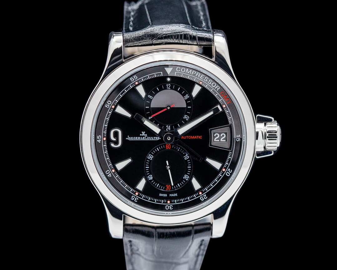 Jaeger-LeCoultre Q1738471 Master Compressor GMT SS Black Dial