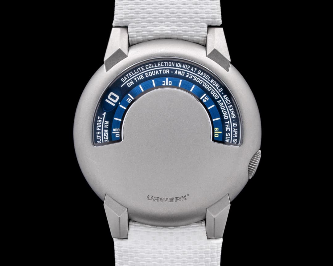 URWERK UR-102 Reloaded Titanium Blue Dial LIMITED