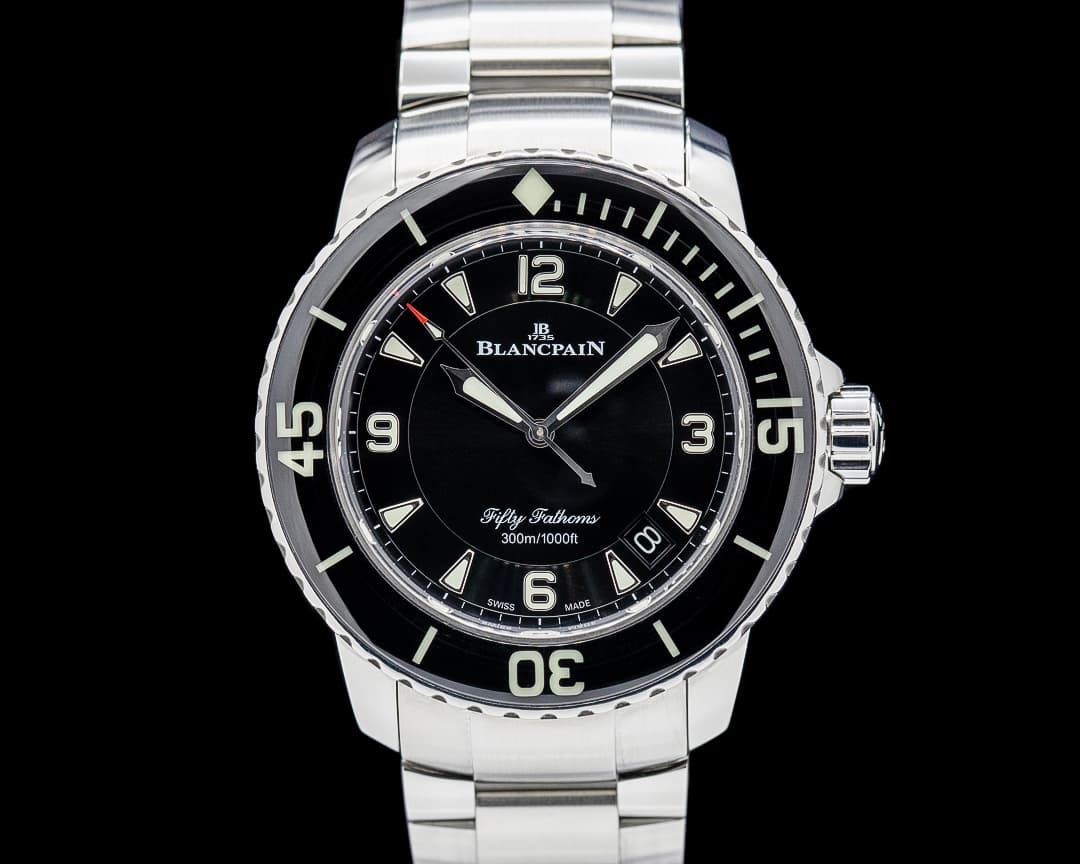 Blancpain 5015 Fifty Fathoms SS Black Dial