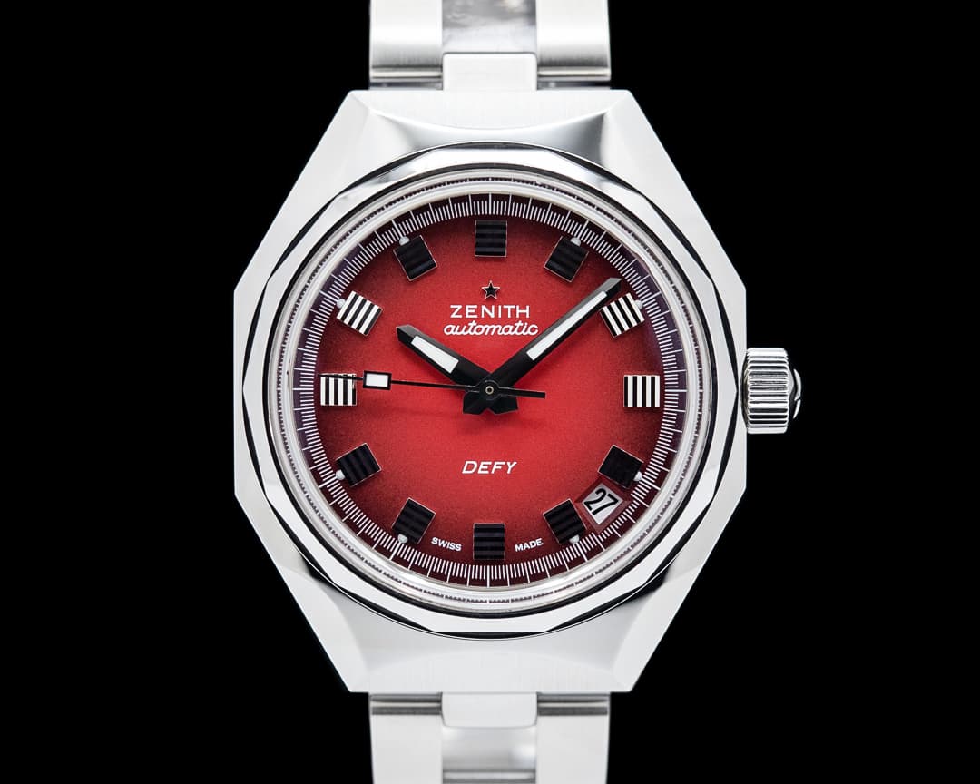 Zenith A3642 Defy Revival SS Red Dial