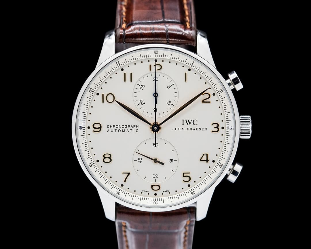 IWC IW371445 Portugieser Chronograph SS Silver Dial
