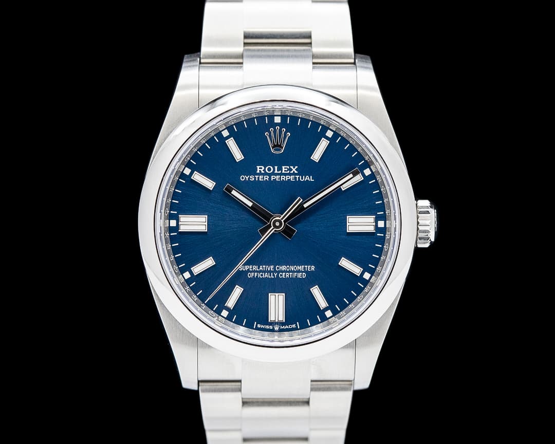 Rolex 126000 Oyster Perpetual SS Blue Dial 2025