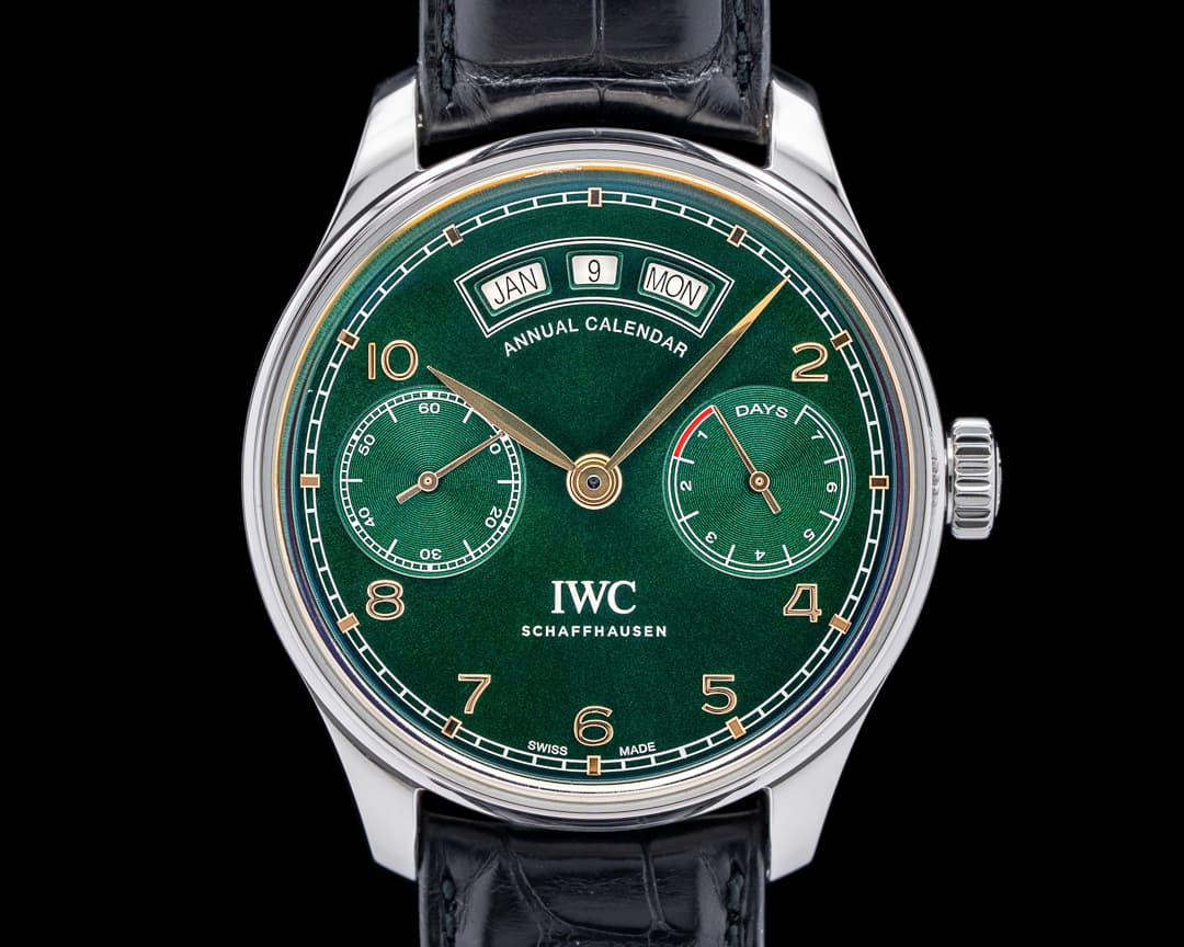 IWC IW503510 Portugieser Annual Calendar SS Green Dial LIMITED