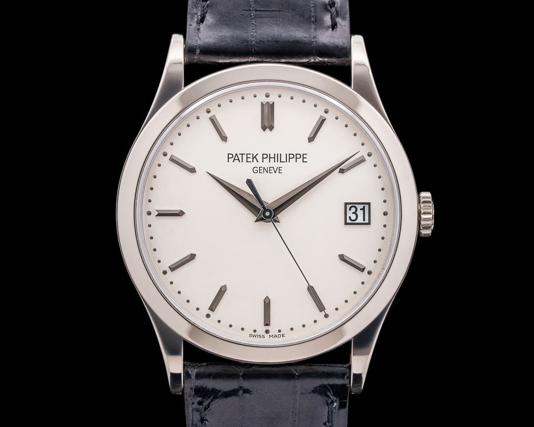 Patek Philippe 5296G Calatrava Automatic 18K White Gold Silver Dial
