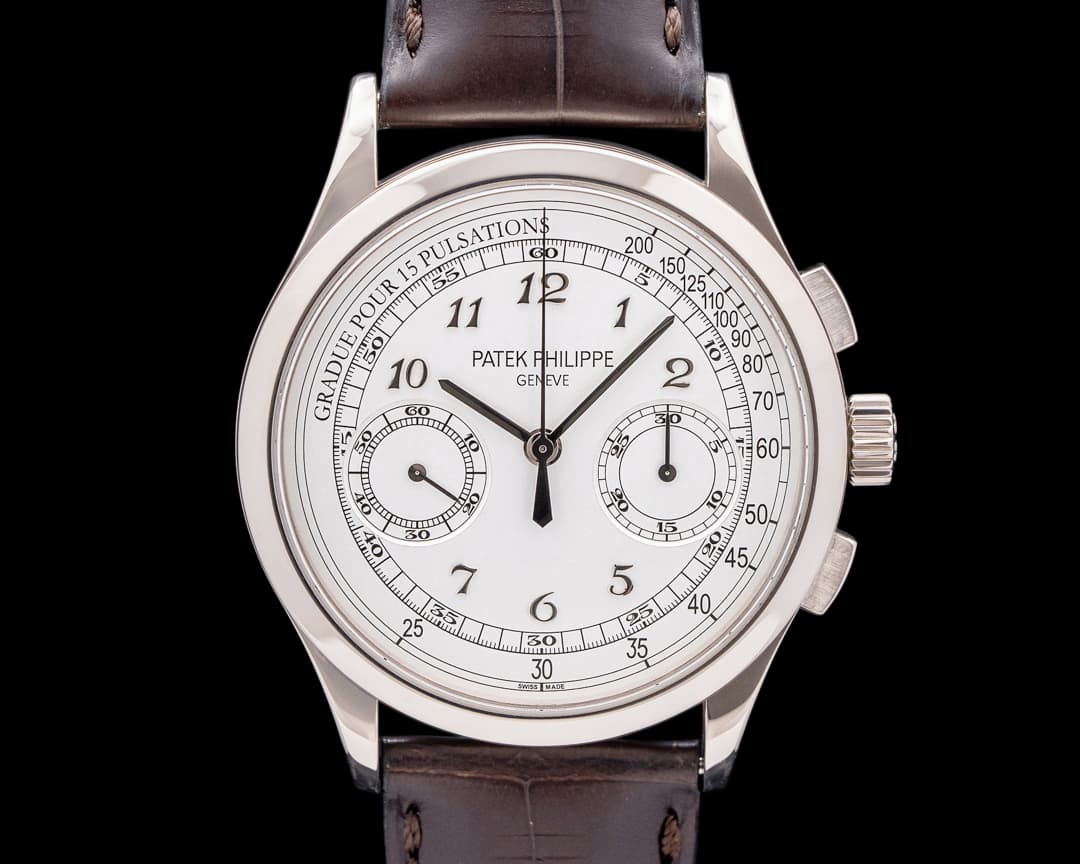 Patek Philippe 5170G Chronograph 18K White Gold Silver Dial