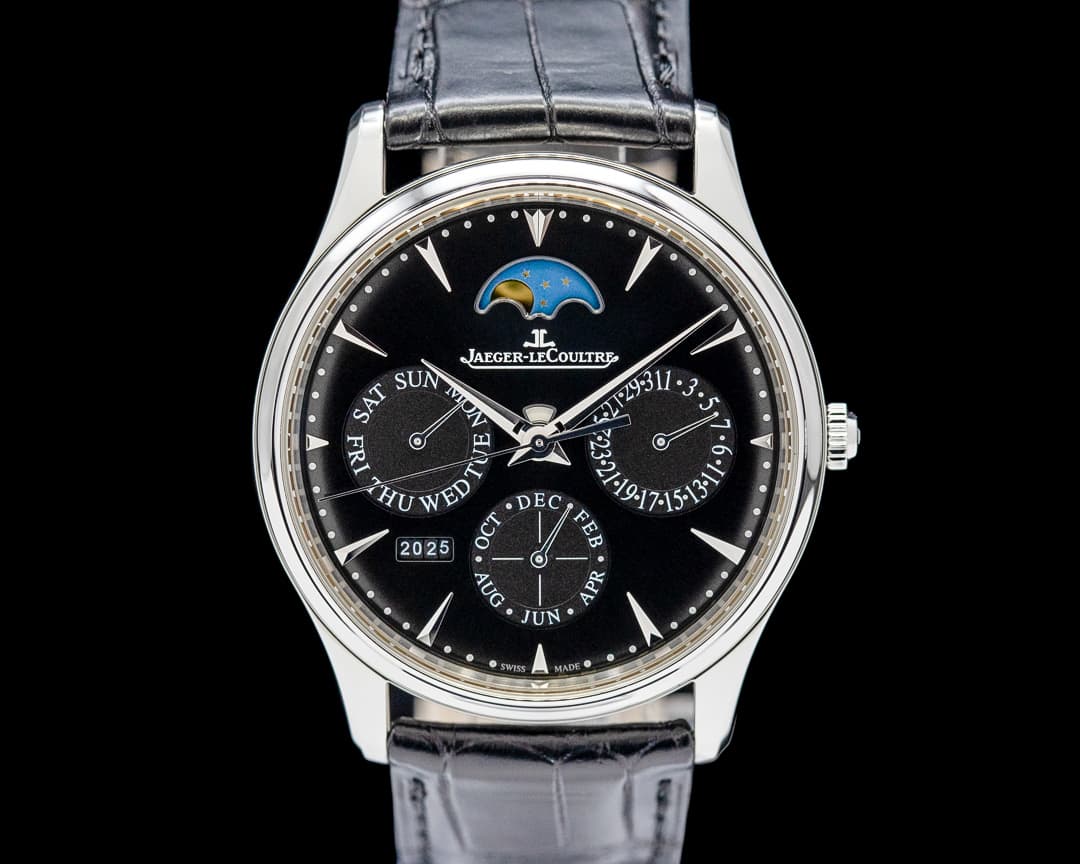 Jaeger-LeCoultre Q1308470 Master Ultra Thin Perpetual SS Black Dial