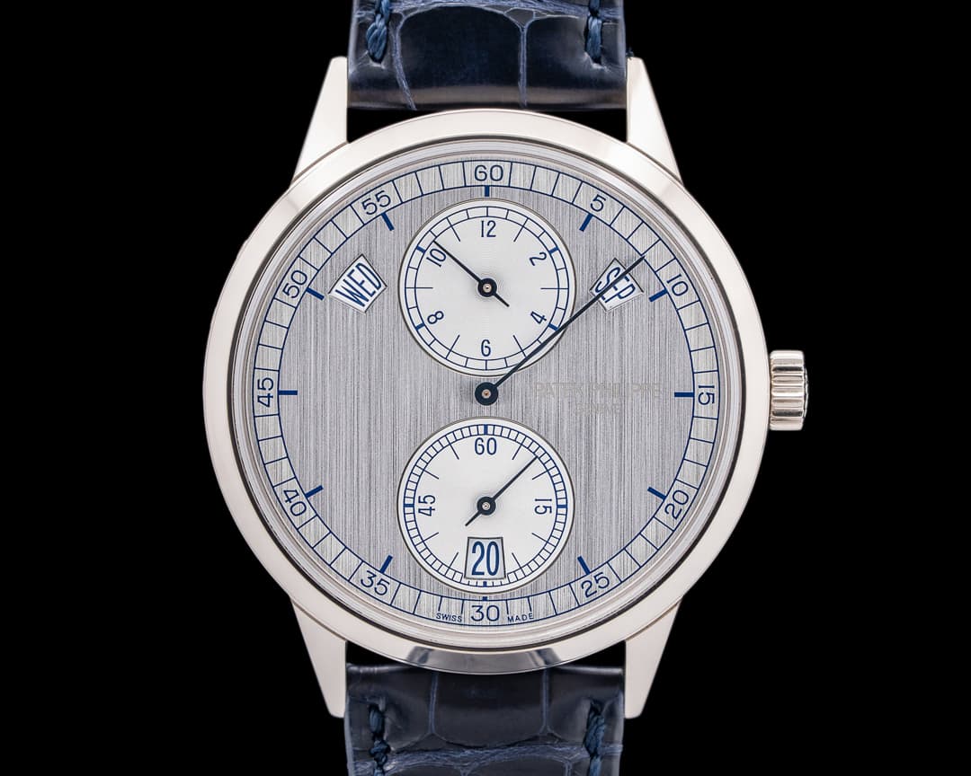Patek Philippe 5235G Annual Calendar Regulator 18K WG Silver Dial