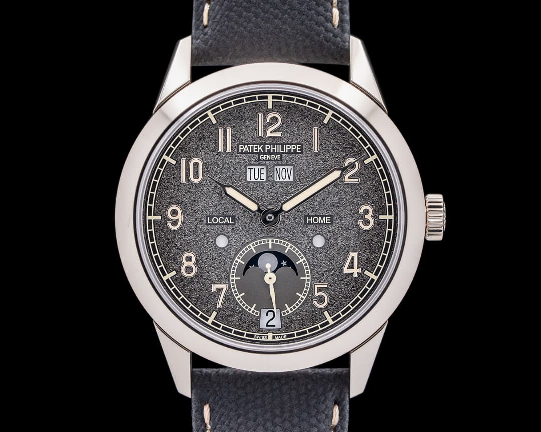 Patek Philippe 5326G Annual Calendar Travel Time 18K White Gold Gray Dial
