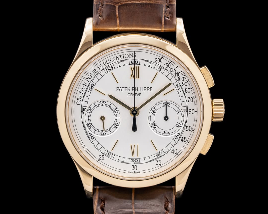 Patek Philippe 5170J Chronograph 18K Yellow Gold Silver Dial