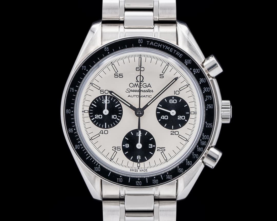 Omega 3510.21 Speedmaster SS White Marui Panda Dial LIMITED  display picture 1