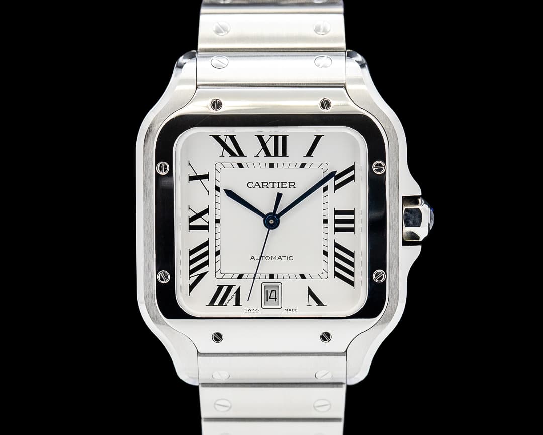 Cartier WSSA0018 Santos de Cartier Large SS Silver Dial 2025