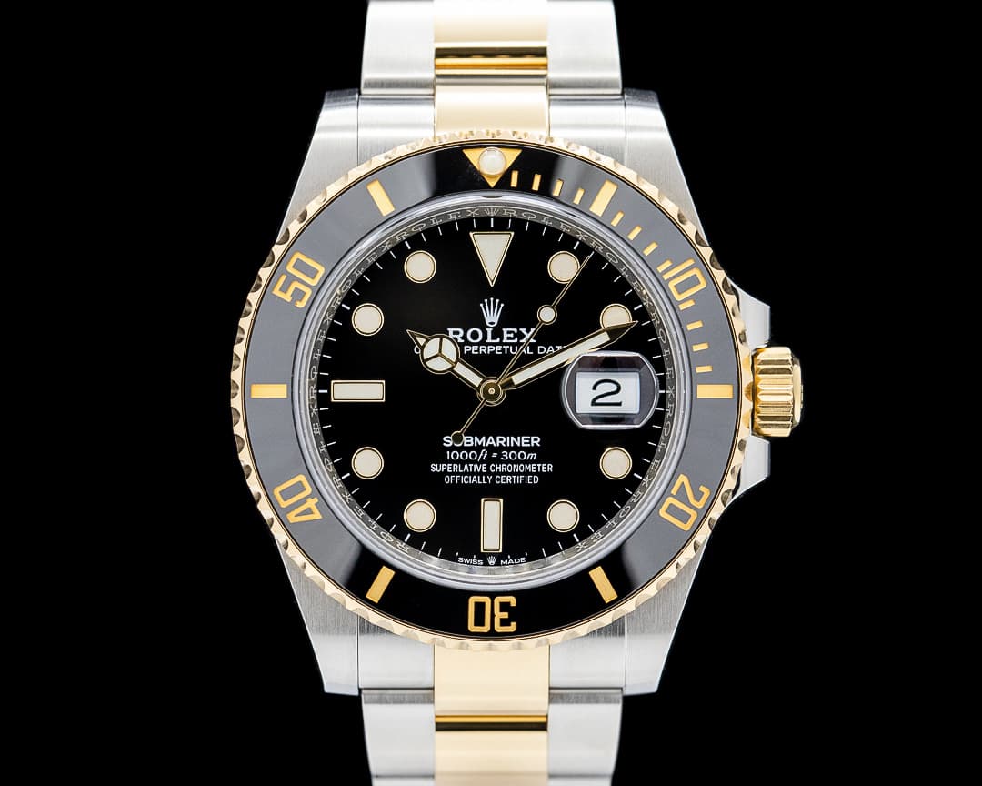 Rolex 126613LN Submariner Date 18K YG / SS Black Dial