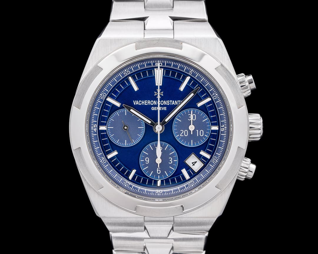 Vacheron Constantin 5500V Overseas Chronograph SS Blue Dial