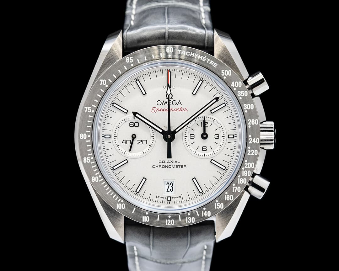 Omega Speedmaster Grey Side of the Moon Ceramic Platinum Dial