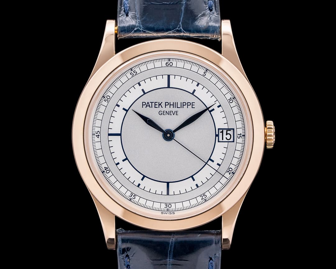 Patek Philippe 5296R Calatrava Automatic 18K Rose Gold Silver Dial
