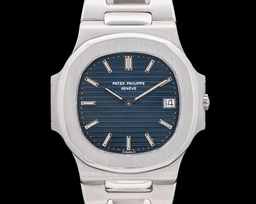 Patek Philippe 3700/001 Nautilus SS Blue Dial RARE VINTAGE