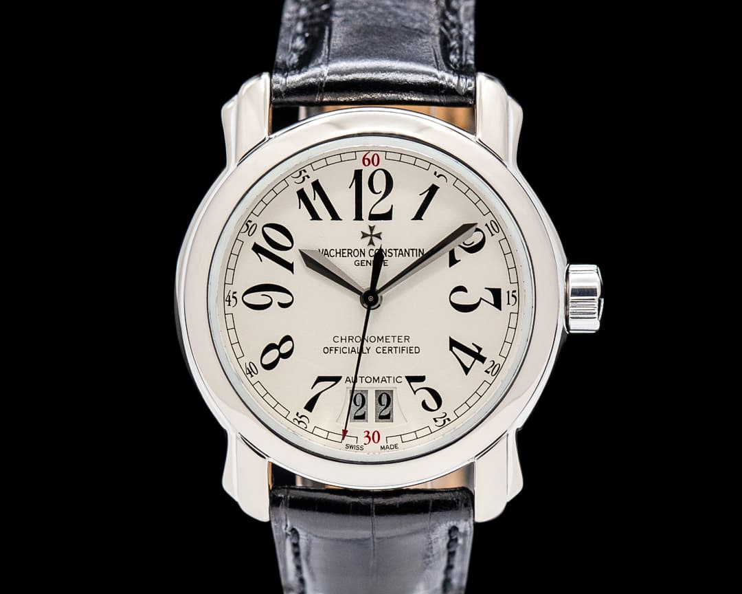 Vacheron Constantin 42015/000G-8902 18K White Gold Ivory Dial