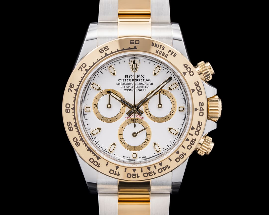 Rolex 116503 Daytona SS / Yellow Gold White Dial