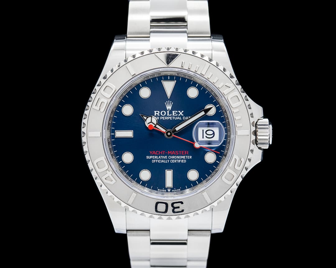 Rolex 126622 Yacht-Master 40MM Platinum Bezel SS Blue Dial