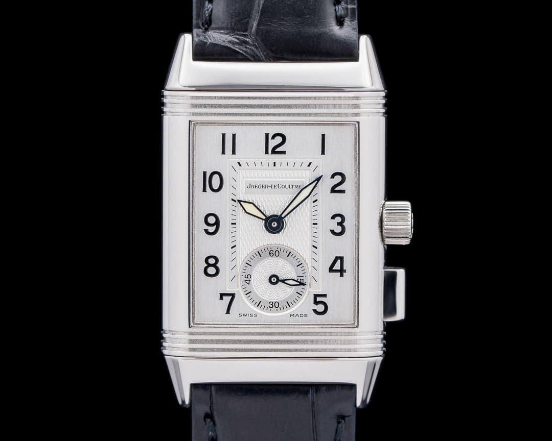 Jaeger LeCoultre 255.8.82 Reverso Memory SS Silver Dial