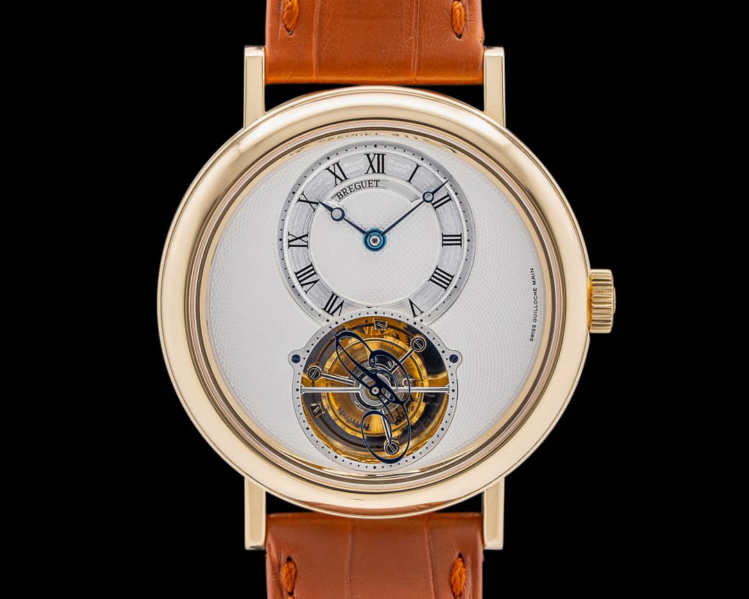 Breguet 5357BA Tourbillon Grand Complication 18K Yellow Gold Silver Dial