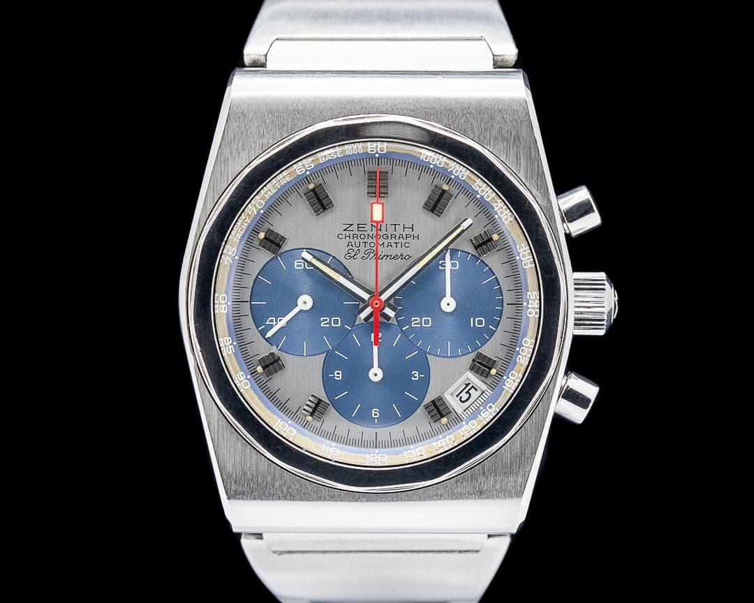 Image of Zenith A783 El Primero SS Gray Dial Circa. 1971