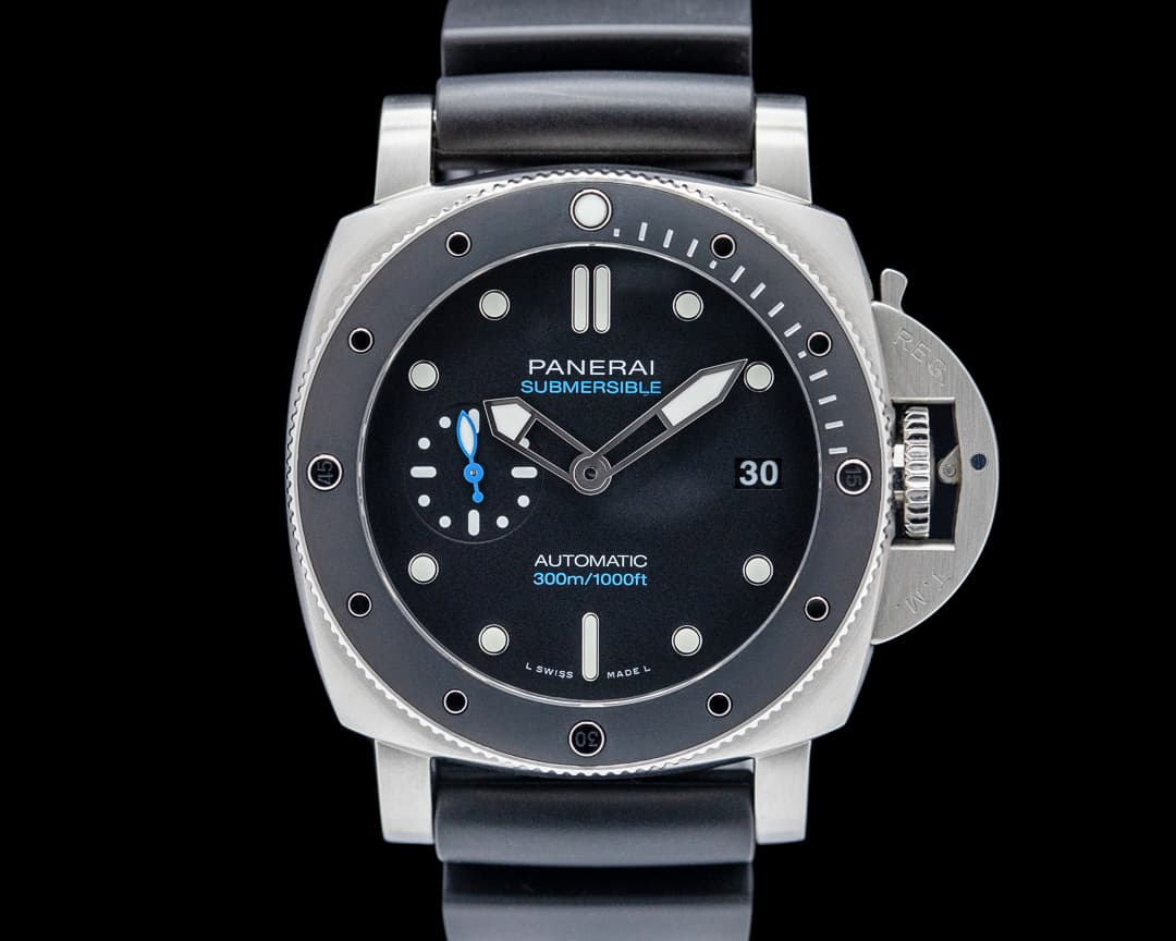 Panerai PAM00683 Submersible 42MM SS Black Dial