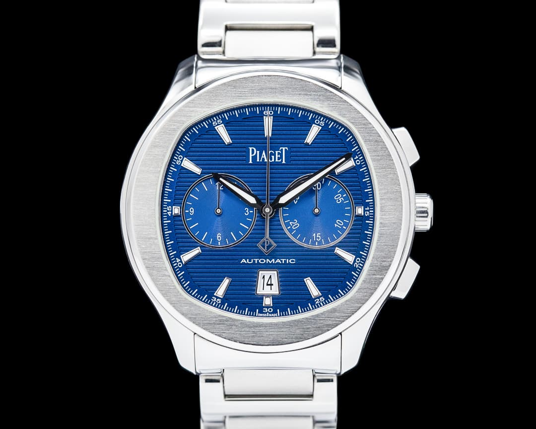 Piaget G0A41006 Polo Chronograph SS Blue Dial