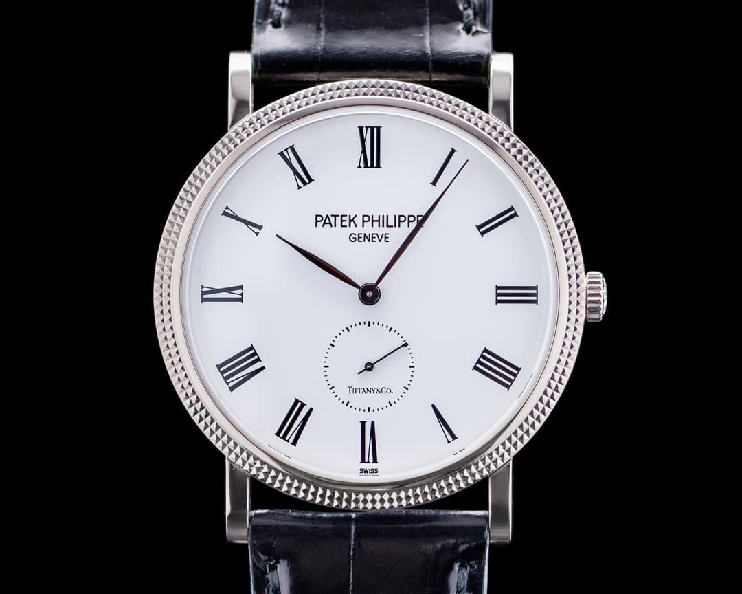 Patek Philippe 5119G Calatrava 18K White Gold White Dial Tiffany & Co. Edition RARE